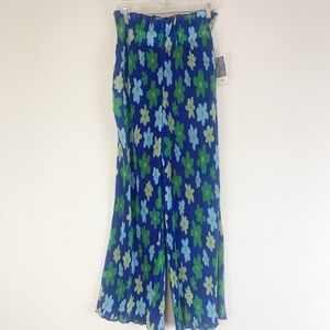 Sammy B x Target Pants Small Palazzo High Waist Maximalism Pleated Eclectic S